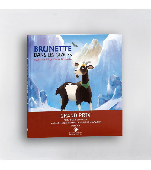 Brunette dans les glaces