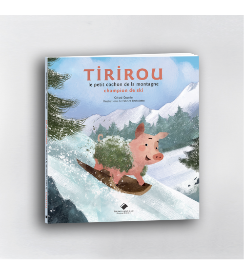 Tirirou, le petit cochon de la montagne champion de ski